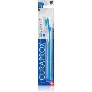 Curaprox CS Kids Tandenborstel - Blauw - Ultra Soft Curen Borstelharen