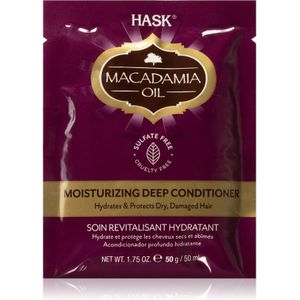 HASK Macadamia Oil Hydraterende Conditioner  voor Droog, Beschadigd en Chemisch Behandeld Haar 50 ml
