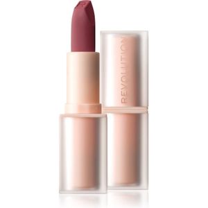 Makeup Revolution Lip Allure Soft Satin Lipstick Romige lippenstift met satijnen finish Tint Black Cherry 3.2 g