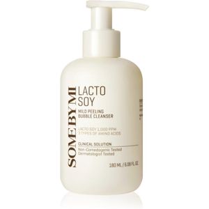 Some By Mi Lacto Soy Mild Bubble Peeling Cleanser Zachte Reinigingspeeling voor Gevoelige Huid 180 ml