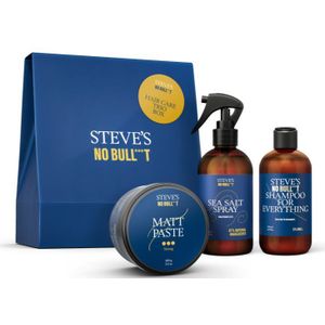 Steve's No Bull***t Hair Care Trio Box Gift Set (voor het Haar )