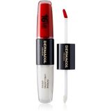 Dermacol 16H Lip Colour Langaanhoudende lippenstift en lipgloss Tint 04 Revenge Red 2x4 ml