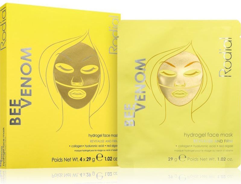 Rodial - Bee Venom Hydrogel Face Mask - Gezichtsmasker - 4x29 g