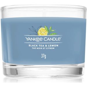 Yankee Candle Black Tea & Lemon votiefkaarsen glass 37 gr