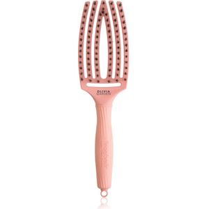 Olivia Garden Fingerbrush Fall platte haarborstel Clay 1 st