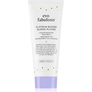 EVO Fabuloso Colour Boosting Treatment Haarmasker voor Accentueren van Haarkleur Tint Platinum Blonde 220 ml