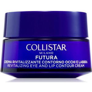 Collistar Futura Revitalizing Eye and Lip Countour Cream intensief verjongende crème voor ogen en lippen met revitaliserende werking 15 ml