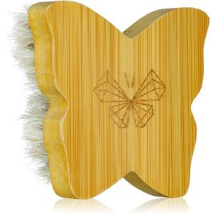 Crystallove - Bamboo Butterfly Agave - Massage Borstel - Travel Size