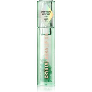 Makeup Revolution Crystal Aura lippenolie voor Voeding en Hydratatie Tint Aventurine Cucumber 2,5 ml