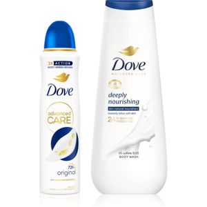 Dove Advanced Care Deeply Nourishing voordeelverpakking met deodorant en douchegel