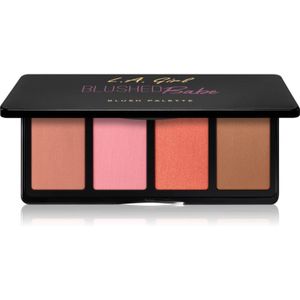 L.A. Girl Cosmetics Fanatic Blush Palette Tint Blushed Babe 4x4 g