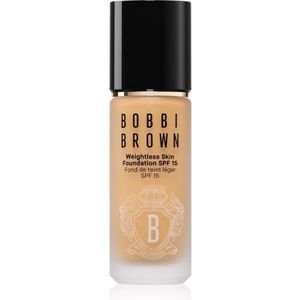 Bobbi Brown Weightless Skin Foundation SPF 15 Langaanhoudende Make-up met Hydraterende Werking Tint Warm Honey 30 ml