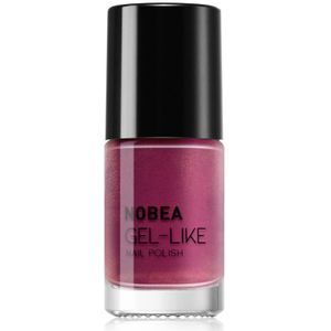 NOBEA - Metal Gel-like Nail Polish - Tint Pearl Cherry - 6 ml