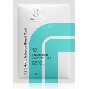 Canneff - Balance CBD Hydra Infusion - Sheet Mask - Hydraterend - 1 Stuk