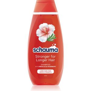 Schwarzkopf - Schauma Stronger For Longer Hair - Versterkende Shampoo - Hibiscus & Rosemary - 400 ml