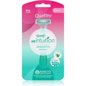 Wilkinson Sword Quattro for Women - Wegwerp Scheermessen - Aloe en Vitamine E - 3 st