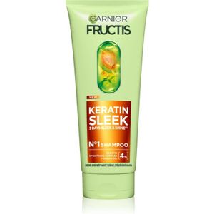 Garnier Fructis Keratin Sleek shampoo voor droog en broos haar 200 ml