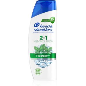 Head & Shoulders Menthol Fresh 2in1 Shampoo en Conditioner 2in1 tegen Roos 250 ml