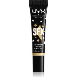 NYX Professional Makeup Halloween Glitter Paint glitter voor gezicht en lichaam Tint 02 Broomstick Baddie 8 ml