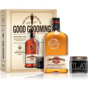 18.21 Man Made Book of Good Grooming Volume 10 Gift Set Sweet Tobacco(voor Mannen )