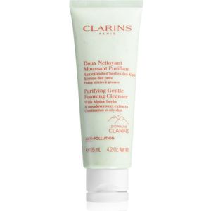 Clarins Purifying Gentle Foaming Cleanser Zachte reinigings schuim-crème 125 ml