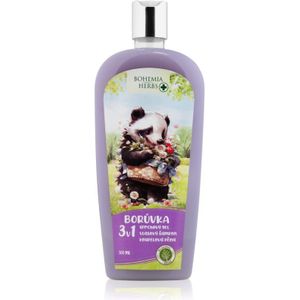 Bohemia Gifts & Cosmetics - Bohemia Herbs - Bubbelbad en Wasgel - Blauw - 500 ml
