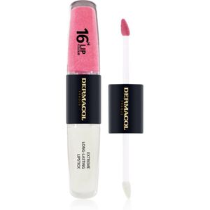 Dermacol 16H Lip Colour Langaanhoudende lippenstift en lipgloss Tint 15 2x4 ml