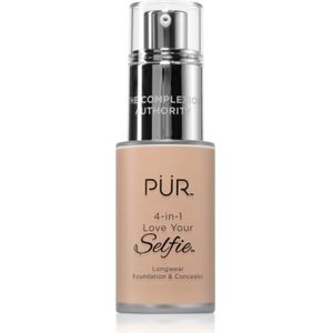 PÜR Cosmetics 4-in-1 Love Your Selfie Foundation en Concealer 2 in 1 Tint LG6 30 ml