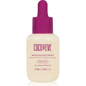 Coco & Eve Sunny Honey Bronzing Face Drops Zelfbruinende Druppels voor het Gezicht Medium Glow (new) 30 ml