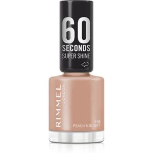 Rimmel - 60 Seconds Super Shine - Nagellak - Tint 110 Peach Nougat - 8 ml