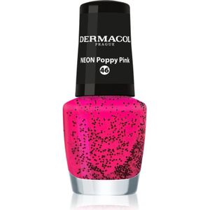 Dermacol Neon Neon Nagellak Tint 46 Poppy Pink 5 ml