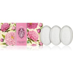 La Florentina Arboreal Peony Hand Soap vaste zeepset Pioenroos 3x150 g