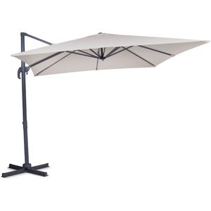 Zweefparasol Pisogne 300x300cm – Premium parasol | Beige