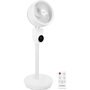 BREEZE Vloerventilator - fluisterstil - 88cm - wit | Incl. Afstandsbediening