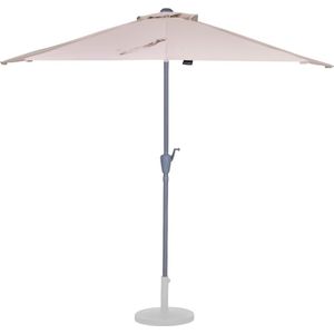 Parasol Magione – Premium balkon parasol - Halfrond 270x135cm | Beige