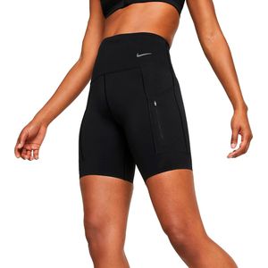 Korte broeken Nike Go Women s Firm-Support High-Waisted 8" Biker Shorts with Pockets dq5923-010 S