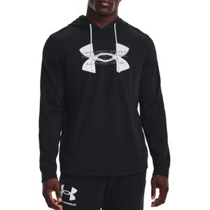 Sweatshirt met capuchon Under Armour UA Rival Terry Logo Hoodie-BLK 1373382-001 XL