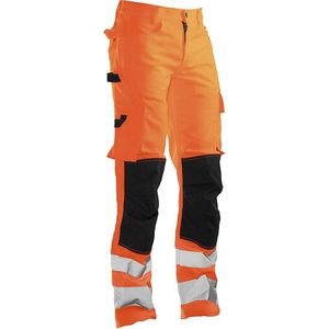 Leipold+Döhle Craftsman broek Hi-Vis, oranje/zwart, 52