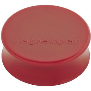 magnetoplan Ergonomische magneet, Ø 34 mm, VE = 50 stuks, rood