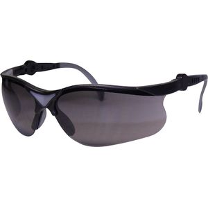IONIC veiligheidsbril met UV-bescherming, lens grijs, grijs/zwart, vanaf 10 stuks