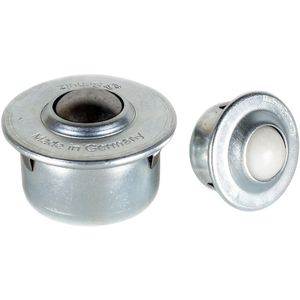 Schulz Stanztechnik Kogelpot met kraag en klem, kunststof kogel, kogel-Ø 22,23 mm, nuttige last 50 kg