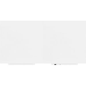 Whiteboardmodule, BASIC-versie - plaatstaal, gelakt, VE = 2 stuks, b x h = 1000 x 1000 mm, wit