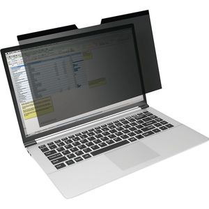 DURABLE Privacyfolie MAGNETIC MacBook Pro®, antraciet/grijs, VE = 2 stuks, voor een beeldscherm van 15,4''