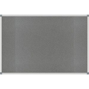 MAUL Pinboard STANDARD, bekleding van vilt, grijs, b x h = 900 x 600 mm