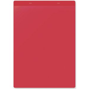 Documenthoezen, zelfklevend, A4 staand, VE = 10 stuks, rood
