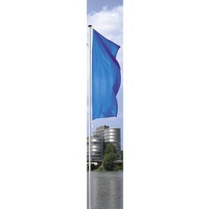 Mannus Aluminium vlaggenmast PIRAT, zonder stabilisator, hoogte bovengronds 9 m, Ø 100 mm