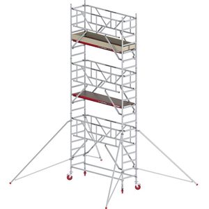 Altrex Rolsteiger RS TOWER 41 smal met Safe-Quick®, houten platform, lengte 1,85 m, werkhoogte 7,20 m