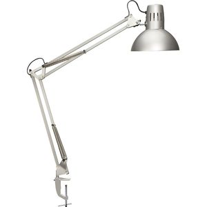 MAULstudy Bureaulamp - tafelklem - zilver - zonder lichtbron - 1 stuk - 59.5 x 17 x 44 cm - MAUL