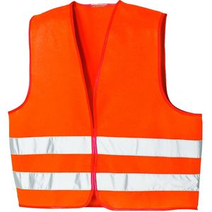 Veiligheidskleding vest, past iedereen, VE = 5 st., helder oranje