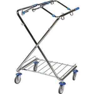 Hygiënische afvalzakstandaard DUO, voor inhoud 120 l, l x b x h = 670 x 600 x 1100 mm, 2 x 120 l